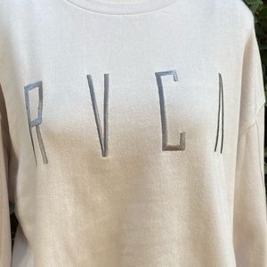 RCVA cropped sweatshirt blush Large